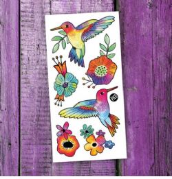 ***PICO TATOO - LES COLIBRIS COLORÉS